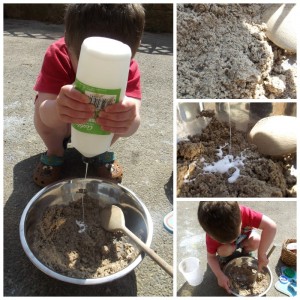 Sand Clay Mixing