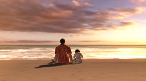 father-daughter-on-the-beach