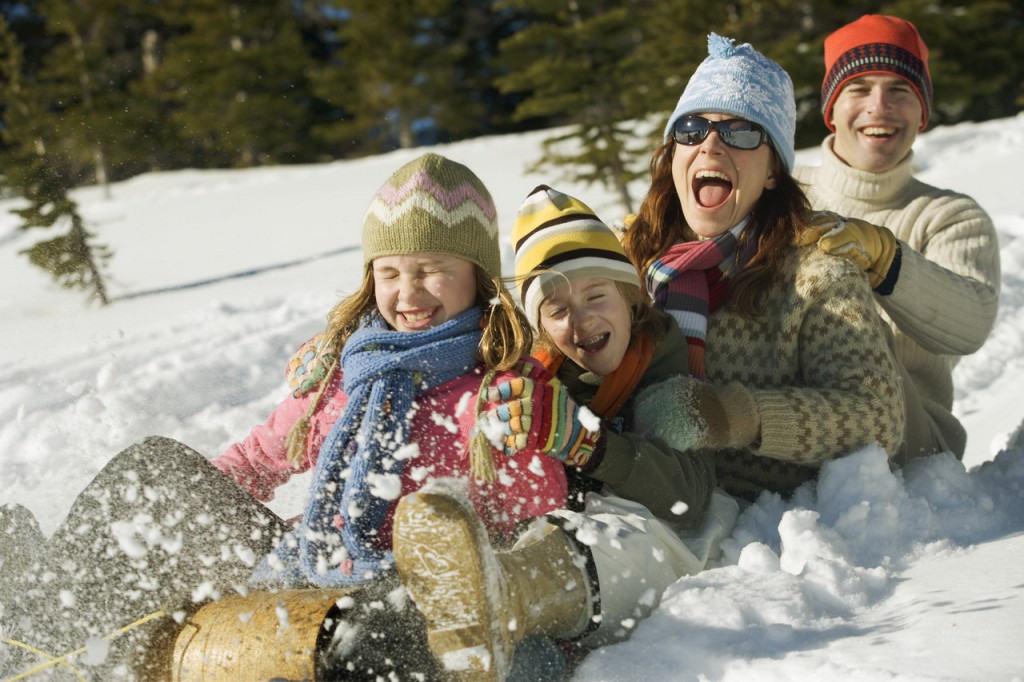 Family Sledding