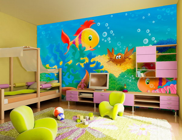 Colorful-Kids-Wall-Murals-Bedroom