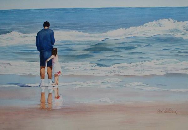 Father-Daughter-Beach