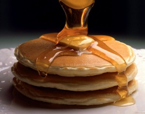 Maple Syrup on Pancakes